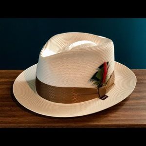 Stetson Florentine Milan Fedora-Size 7 1/8 (57 cm)